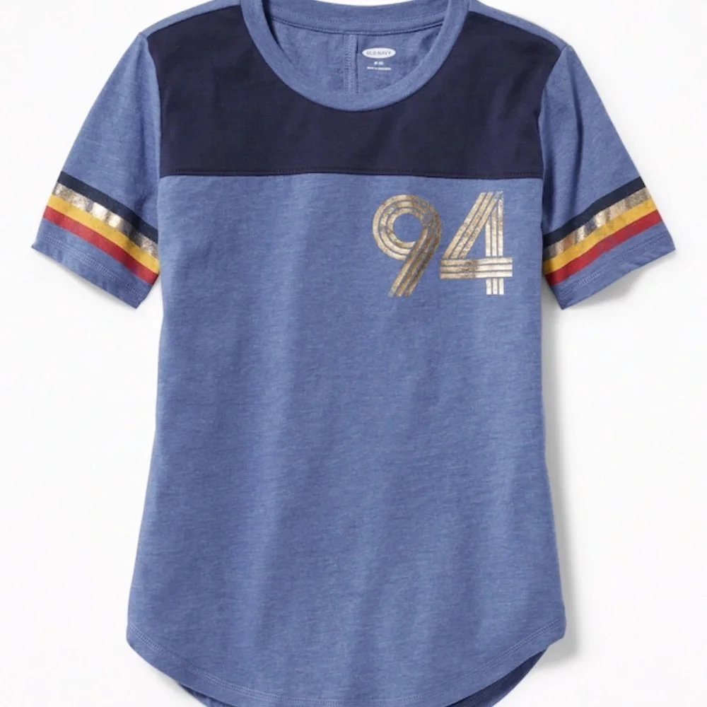 Old Navy graphic football style tee
